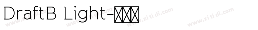 DraftB Light字体转换